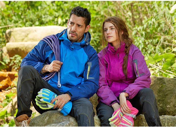 長絨內膽沖鋒衣--男士灰色(圖3) 長絨內膽沖鋒衣--男士灰色(圖3)