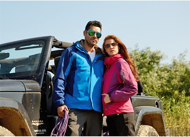 長絨內膽沖鋒衣--男士灰色(圖2) 長絨內膽沖鋒衣--男士灰色(圖2)